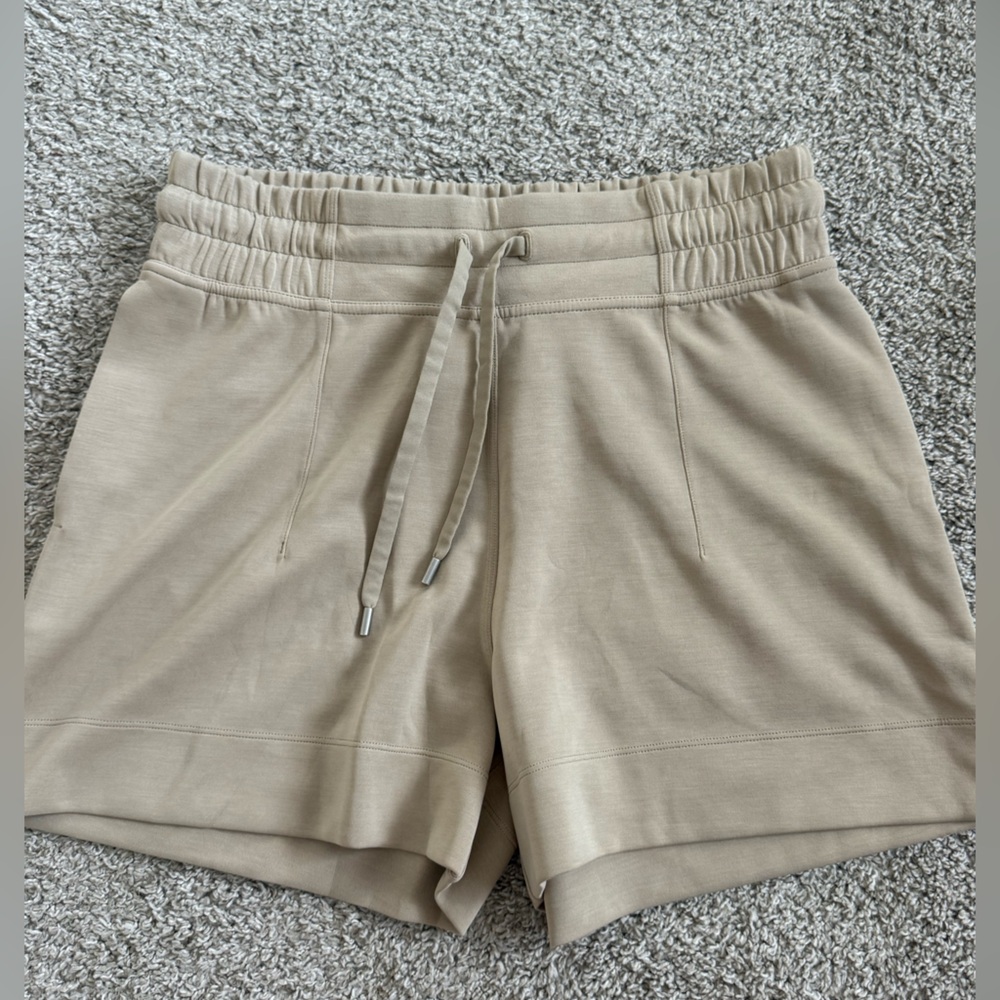 Lululemon Athletica High Waist Tan Shorts